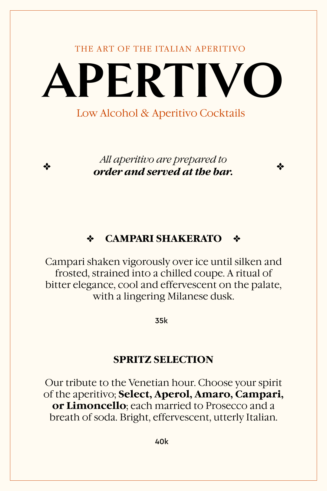 Menu Item
